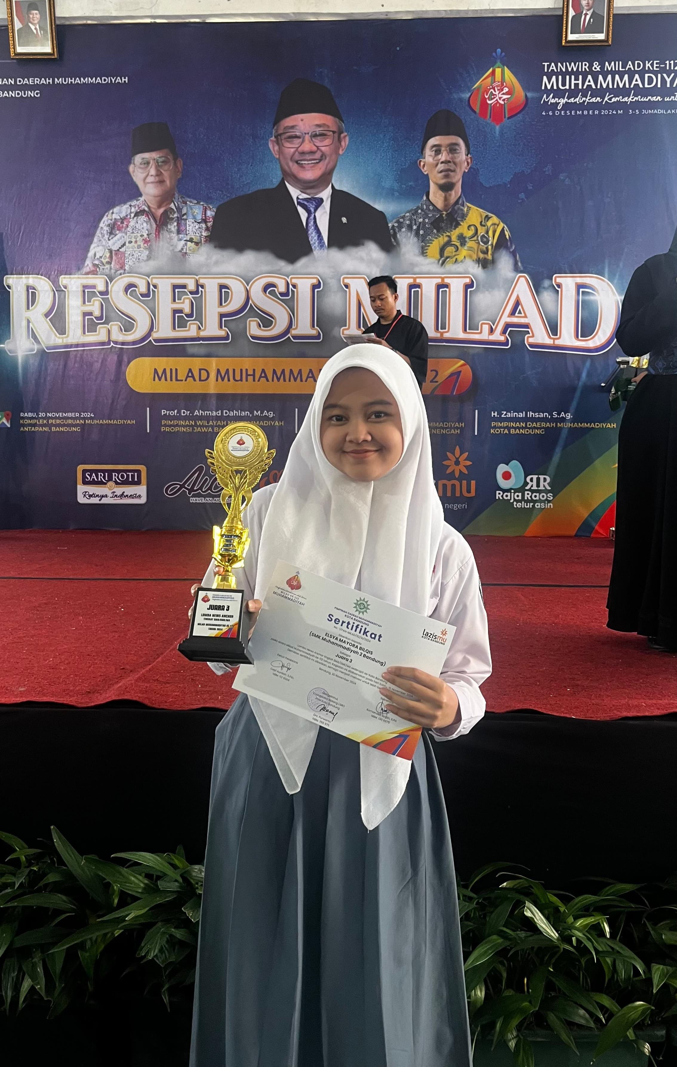 Siswa Mencetak Prestasi di Acara Resepsi Milad Muhammadiyah di Bandung